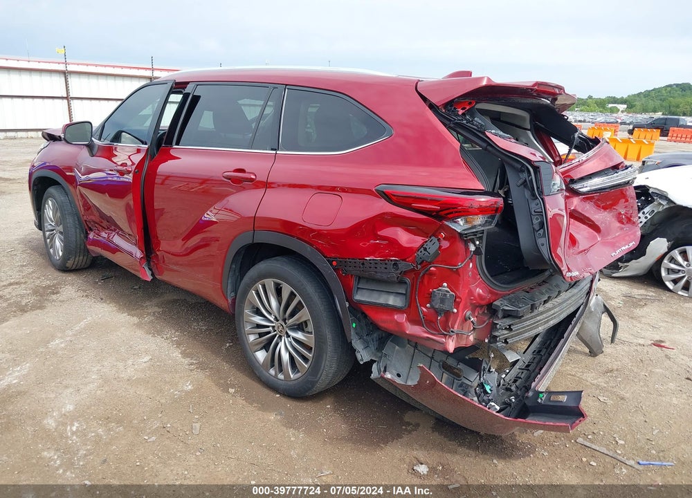 2021 TOYOTA HIGHLANDER PLATINUM VIN: 5TDFZRAH1MS071137