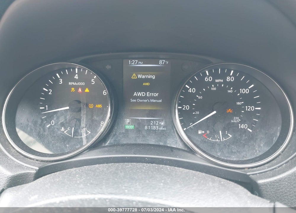 2017 NISSAN ROGUE SL VIN: JN8AT2MV8HW285184