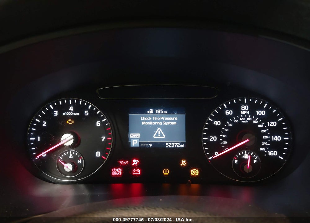 2019 KIA SORENTO 2.4L LX VIN: 5XYPG4A32KG568581