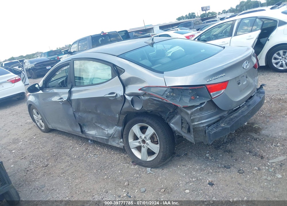2012 HYUNDAI ELANTRA GLS (ULSAN PLANT) VIN: KMHDH4AE0CU346165