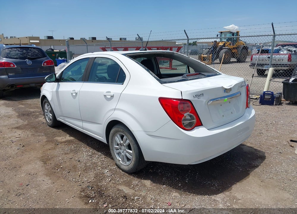 2014 CHEVROLET SONIC LT AUTO VIN: 1G1JC5SH4E4200299