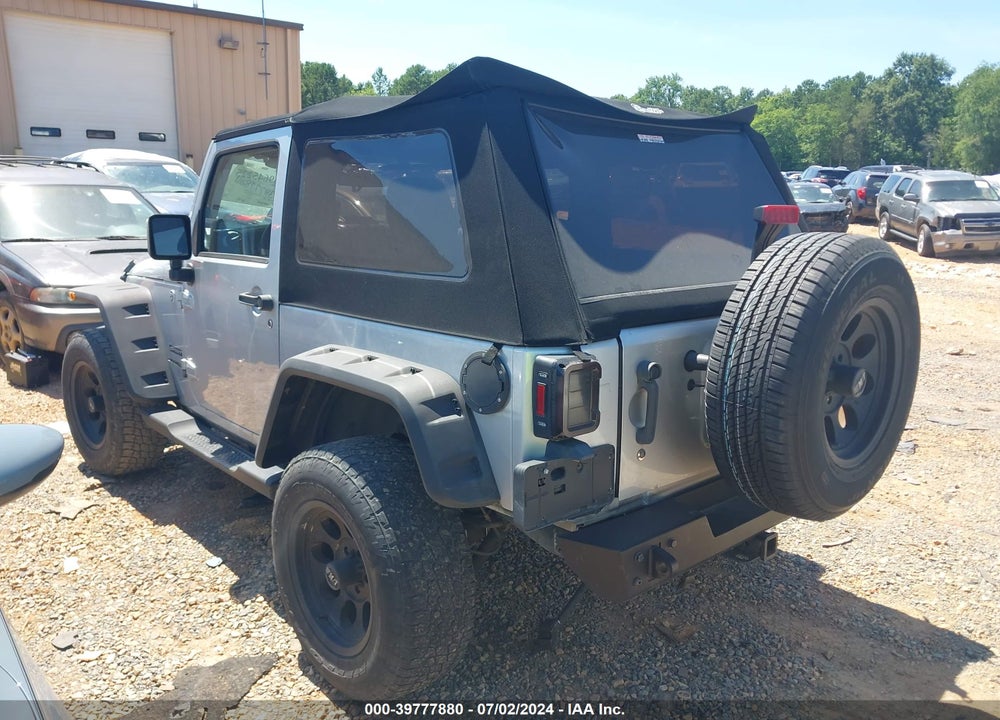 2012 JEEP WRANGLER SPORT VIN: 1C4AJWAG2CL200641