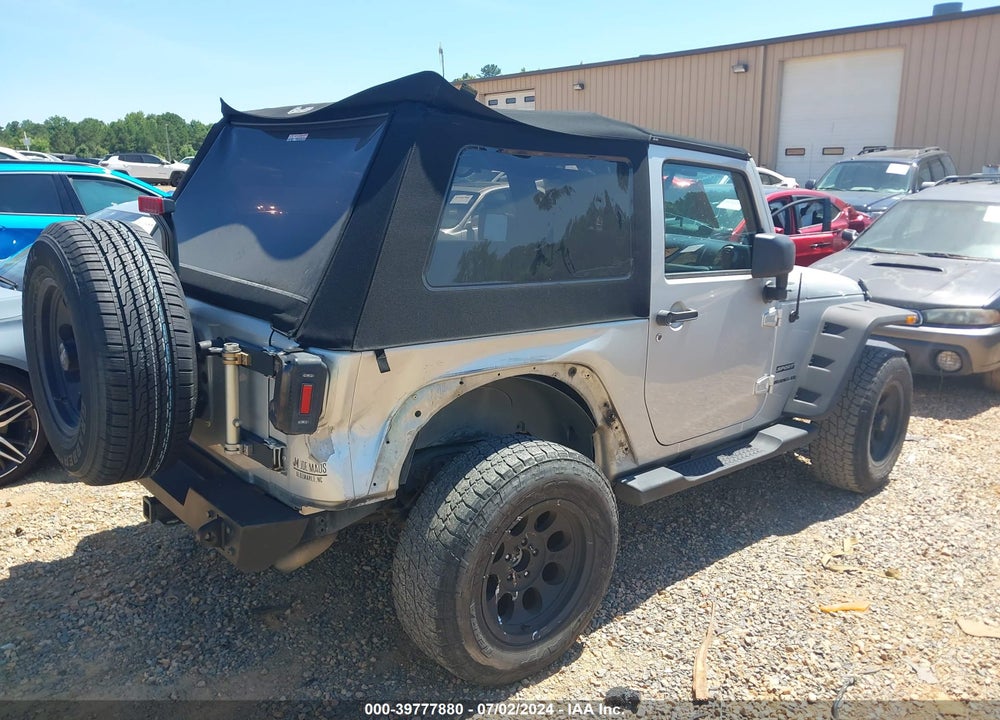 2012 JEEP WRANGLER SPORT VIN: 1C4AJWAG2CL200641