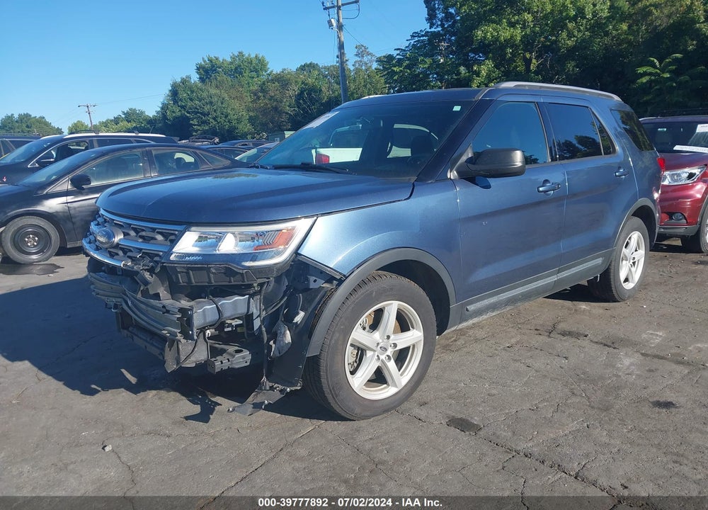 2018 FORD EXPLORER XLT VIN: 1FM5K7D83JGA86918