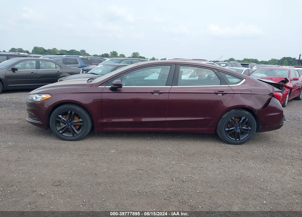2018 FORD FUSION SE VIN: 3FA6P0HD8JR217834