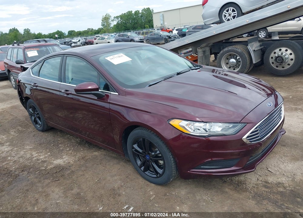 2018 FORD FUSION SE VIN: 3FA6P0HD8JR217834