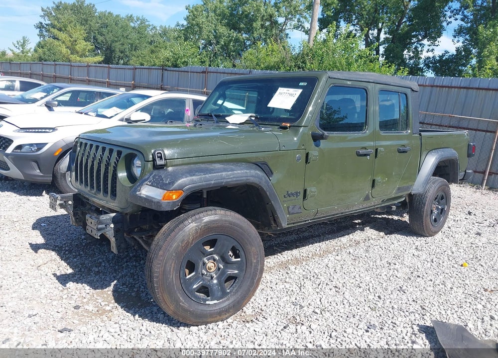 2022 JEEP GLADIATOR VIN: 1C6HJTAG2NL165283