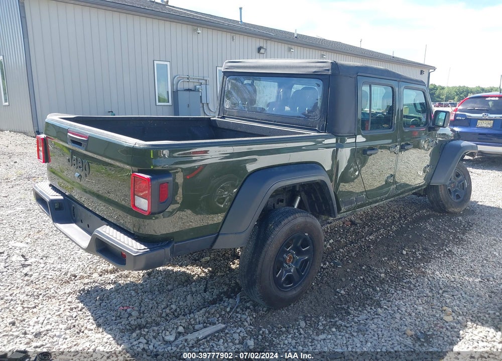 2022 JEEP GLADIATOR VIN: 1C6HJTAG2NL165283