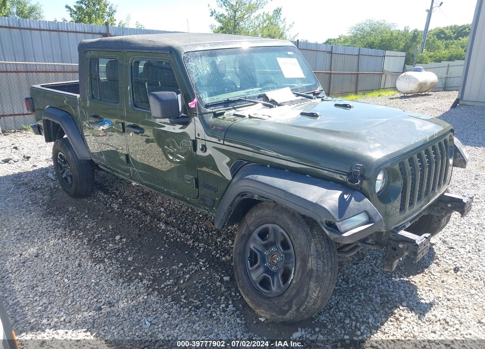 2022 JEEP GLADIATOR VIN: 1C6HJTAG2NL165283