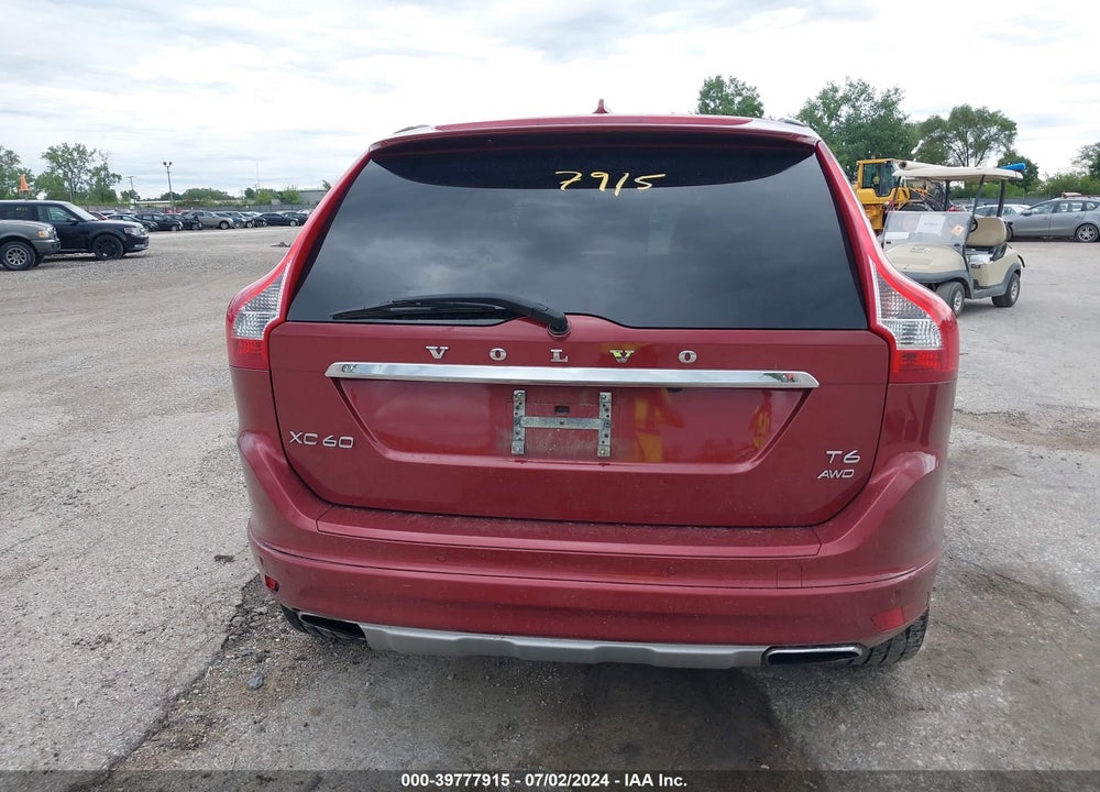2017 VOLVO XC60 T6 INSCRIPTION VIN: YV449MRUXH2061292