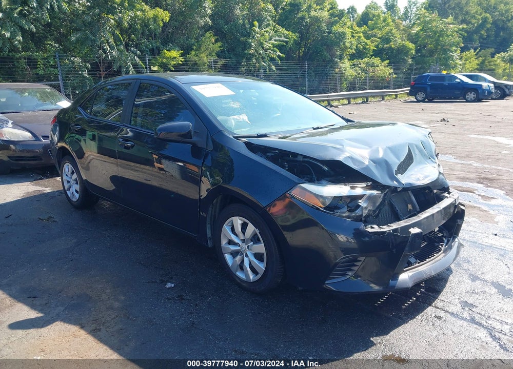 2016 TOYOTA COROLLA LE VIN: 2T1BURHE2GC703276