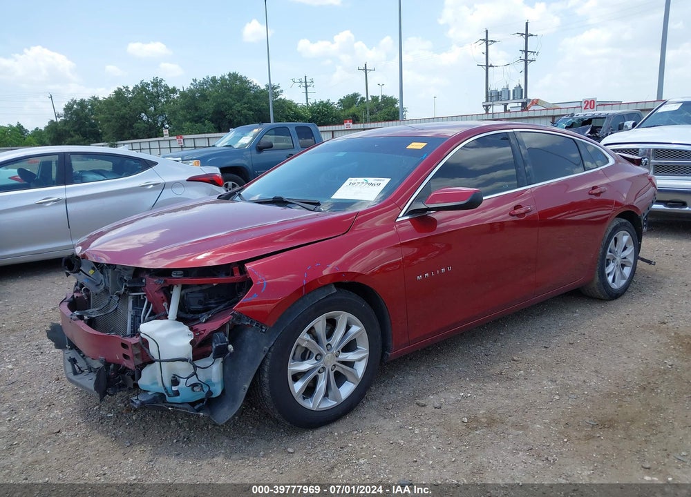 2019 CHEVROLET MALIBU LT VIN: 1G1ZD5ST4KF133627
