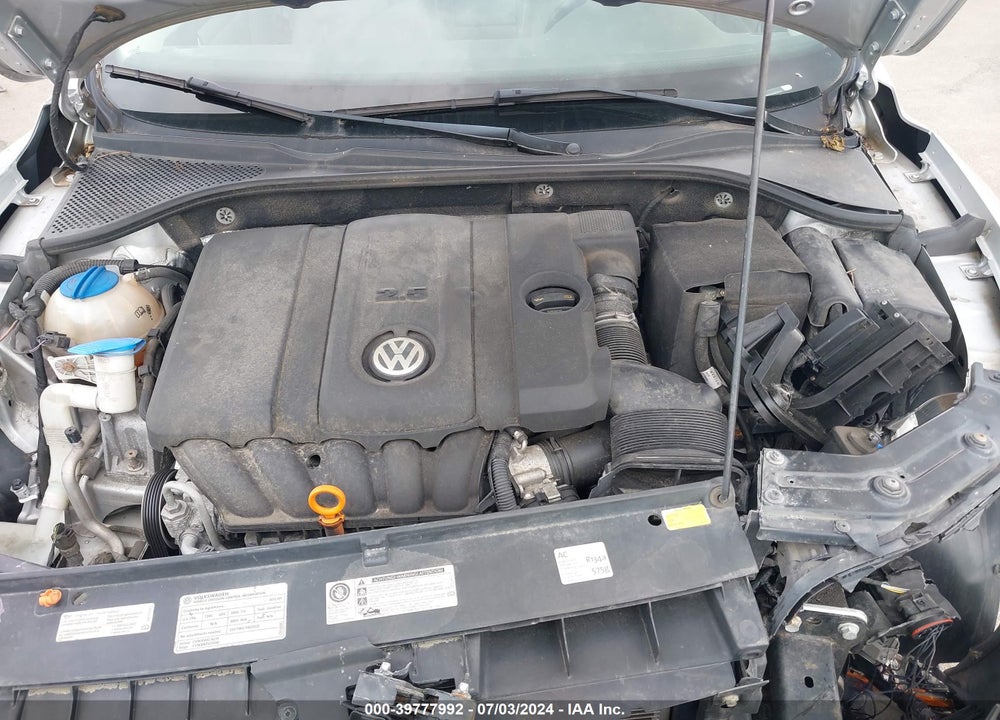 2012 VOLKSWAGEN PASSAT 2.5L SE VIN: 1VWBH7A30CC062355