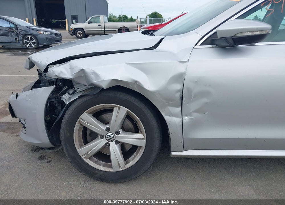 2012 VOLKSWAGEN PASSAT 2.5L SE VIN: 1VWBH7A30CC062355