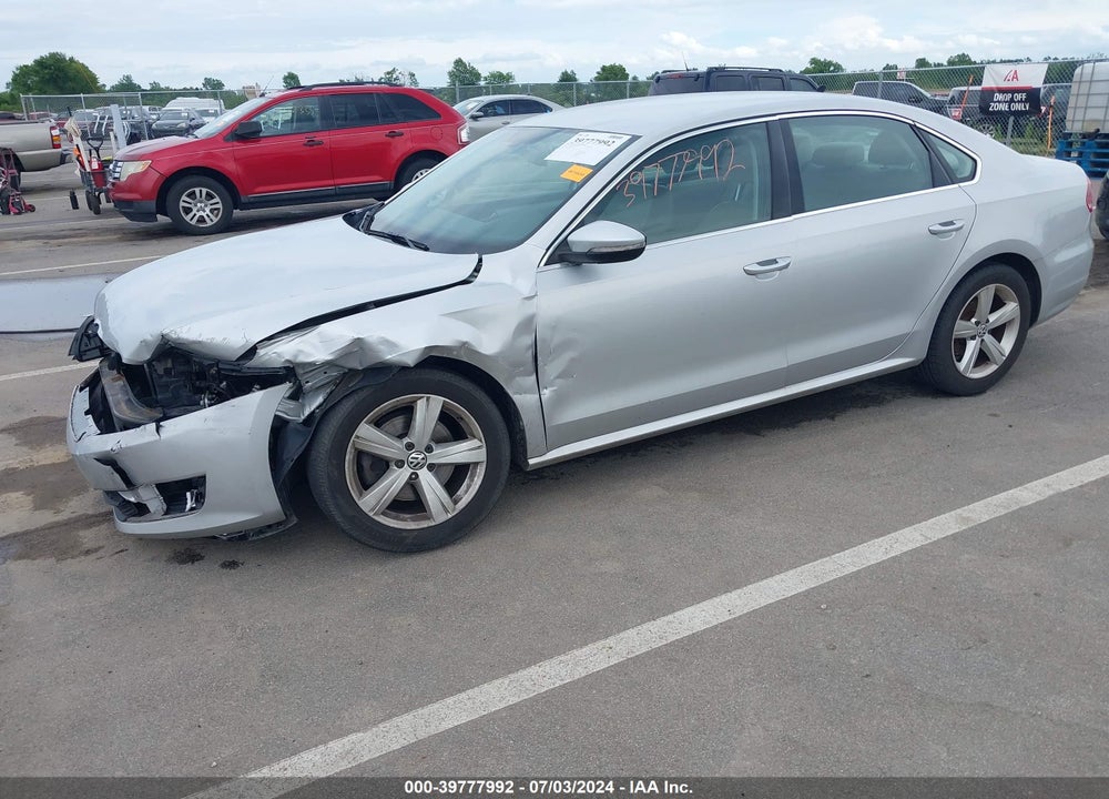 2012 VOLKSWAGEN PASSAT 2.5L SE VIN: 1VWBH7A30CC062355