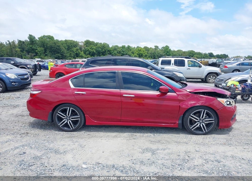 2016 HONDA ACCORD SPORT VIN: 1HGCR2F57GA048330