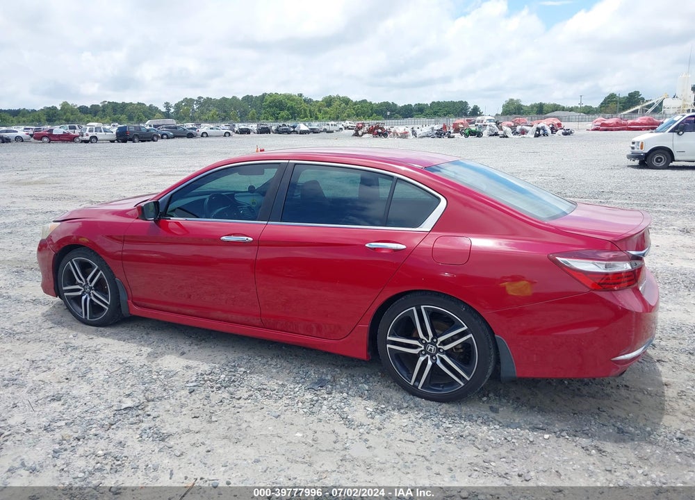 2016 HONDA ACCORD SPORT VIN: 1HGCR2F57GA048330