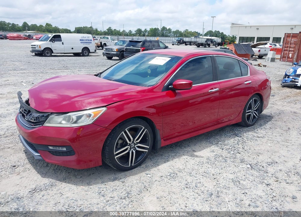 2016 HONDA ACCORD SPORT VIN: 1HGCR2F57GA048330