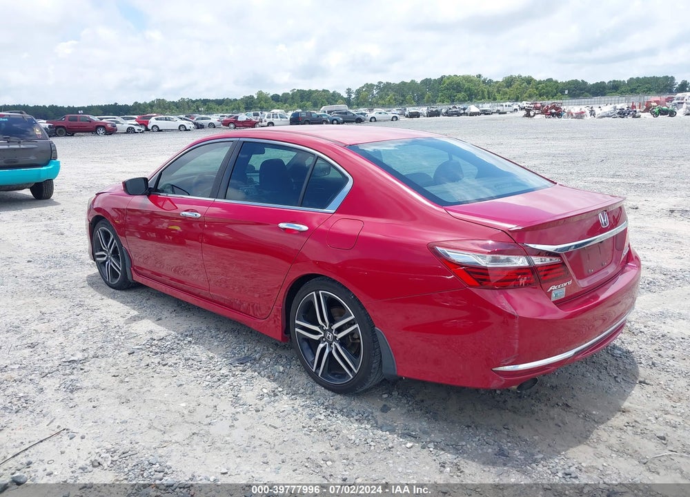 2016 HONDA ACCORD SPORT VIN: 1HGCR2F57GA048330