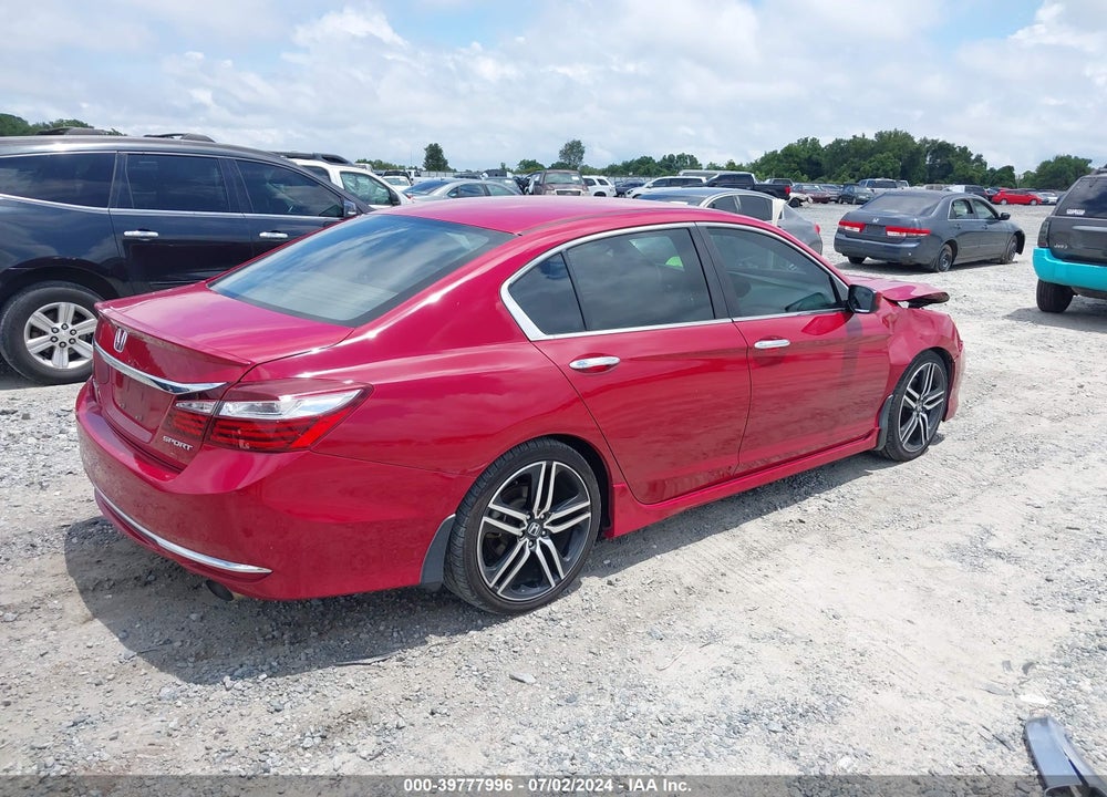 2016 HONDA ACCORD SPORT VIN: 1HGCR2F57GA048330