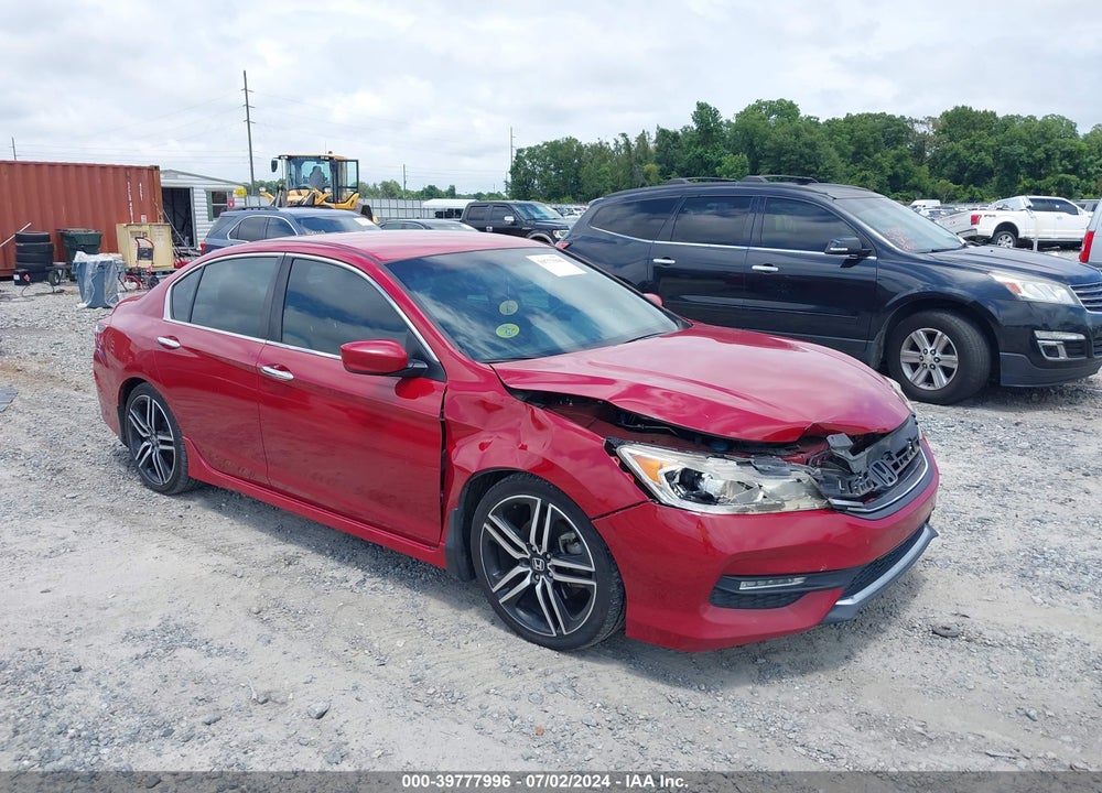 2016 HONDA ACCORD SPORT VIN: 1HGCR2F57GA048330