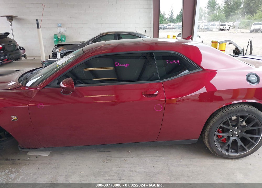 2018 DODGE CHALLENGER 392 HEMI SCAT PACK SHAKER VIN: 2C3CDZFJ5JH282658