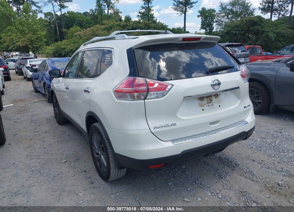 2016 NISSAN ROGUE SL VIN: JN8AT2MV8GW142492