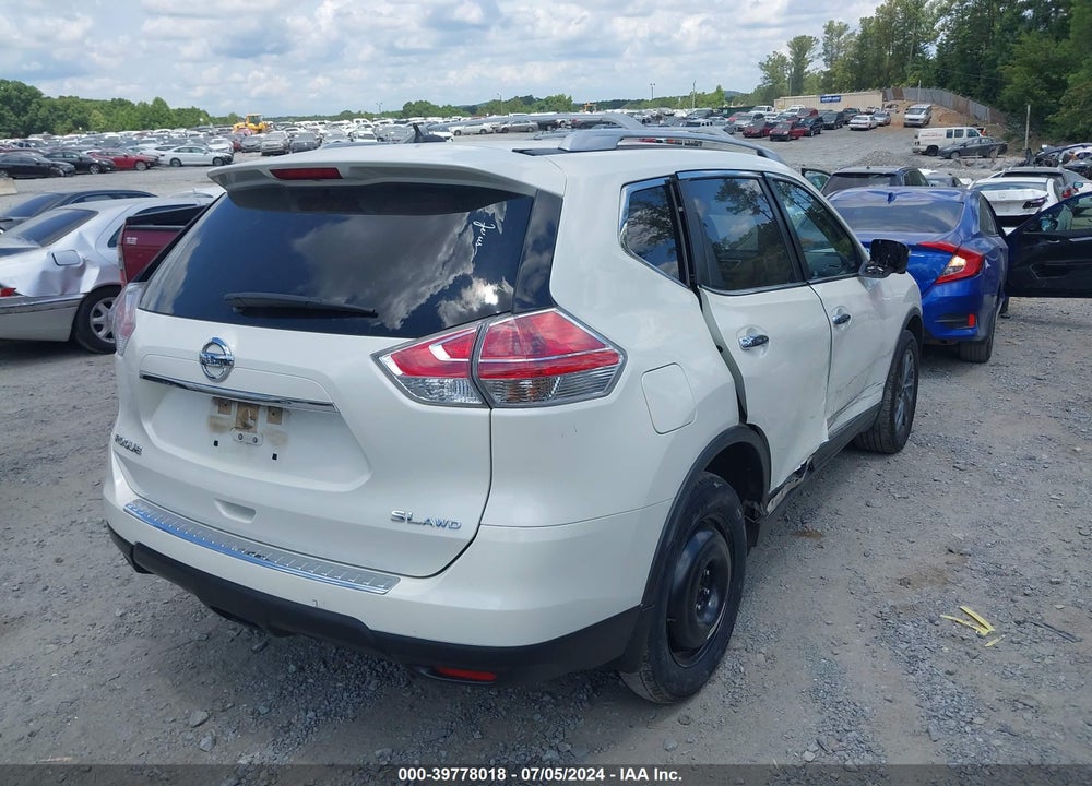 2016 NISSAN ROGUE SL VIN: JN8AT2MV8GW142492