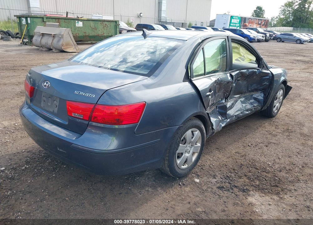 2009 HYUNDAI SONATA GLS VIN: 5NPET46C79H416794