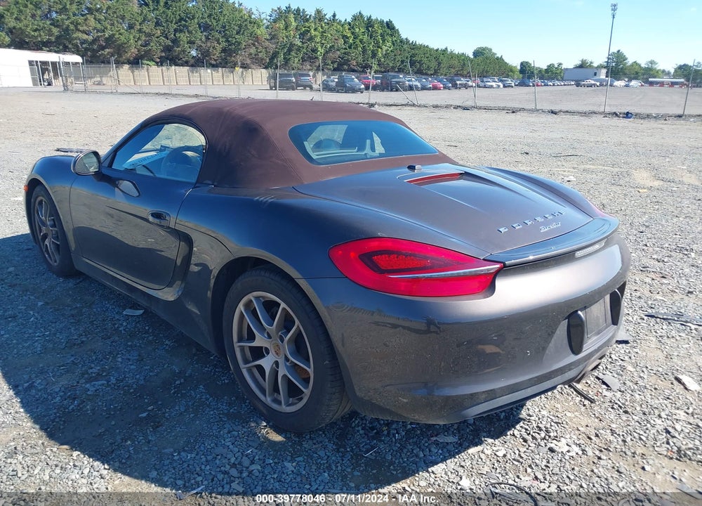 2015 PORSCHE BOXSTER VIN: WP0CA2A82FS121071