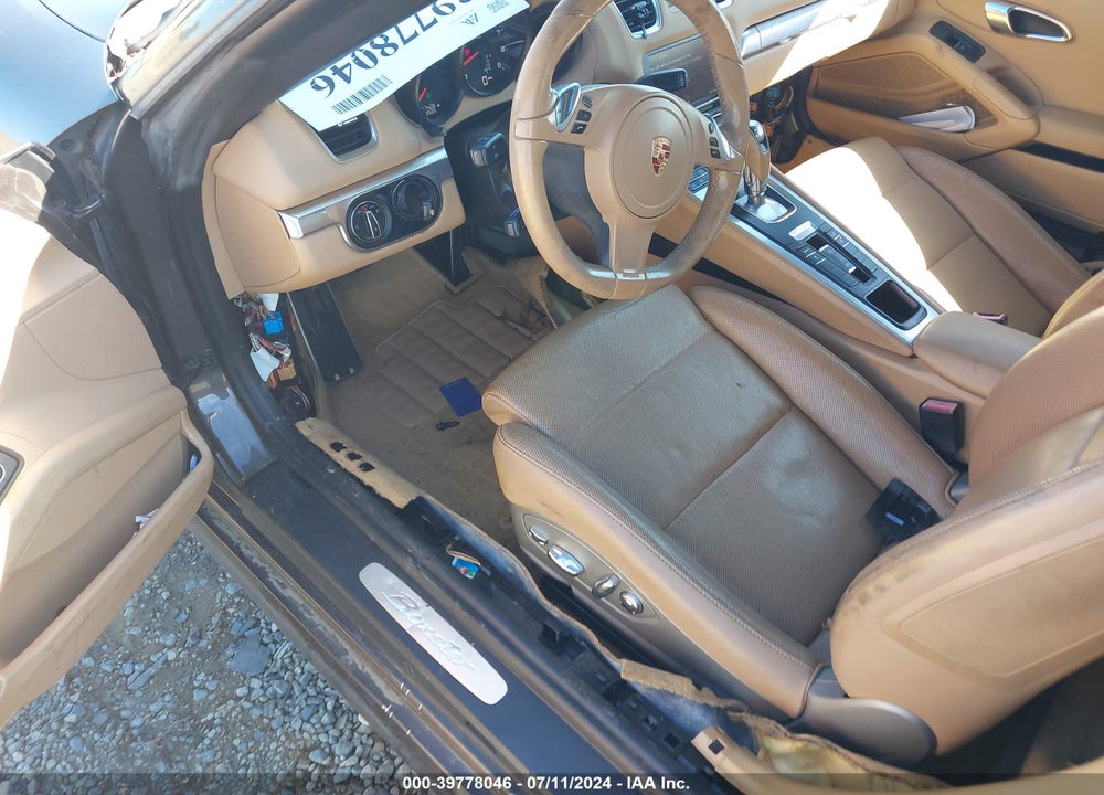 2015 PORSCHE BOXSTER VIN: WP0CA2A82FS121071