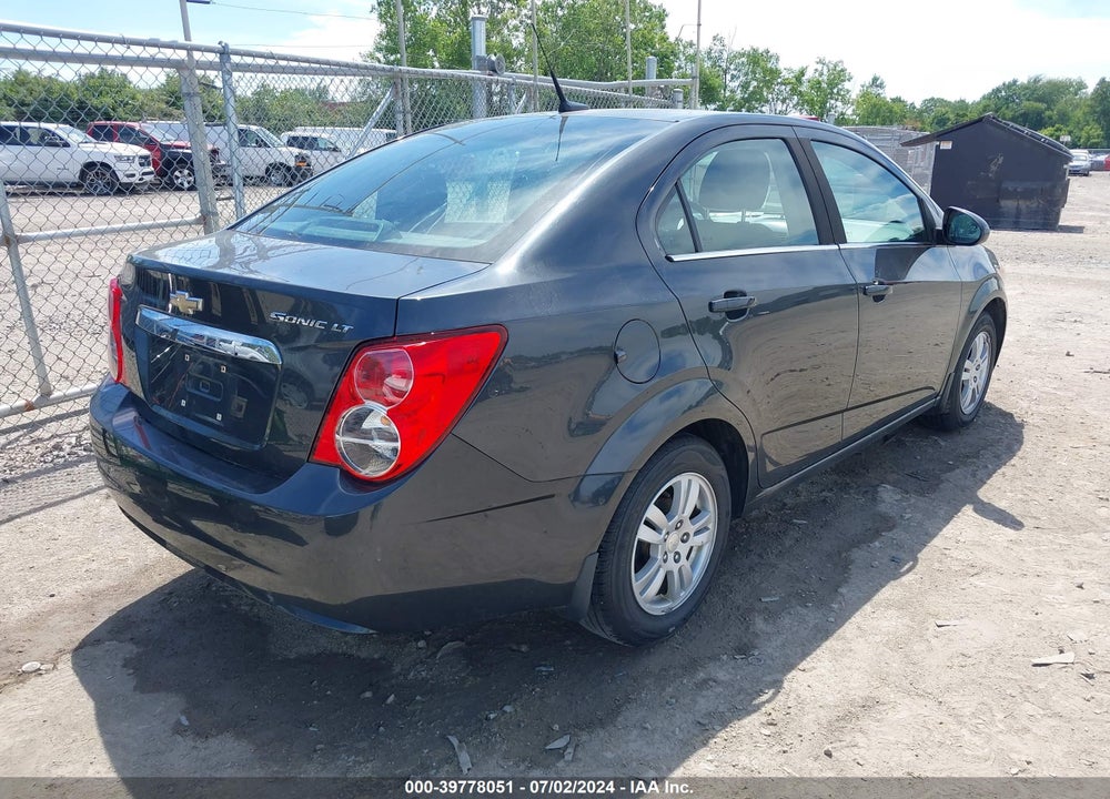 2014 CHEVROLET SONIC LT AUTO VIN: 1G1JC5SG2E4116408