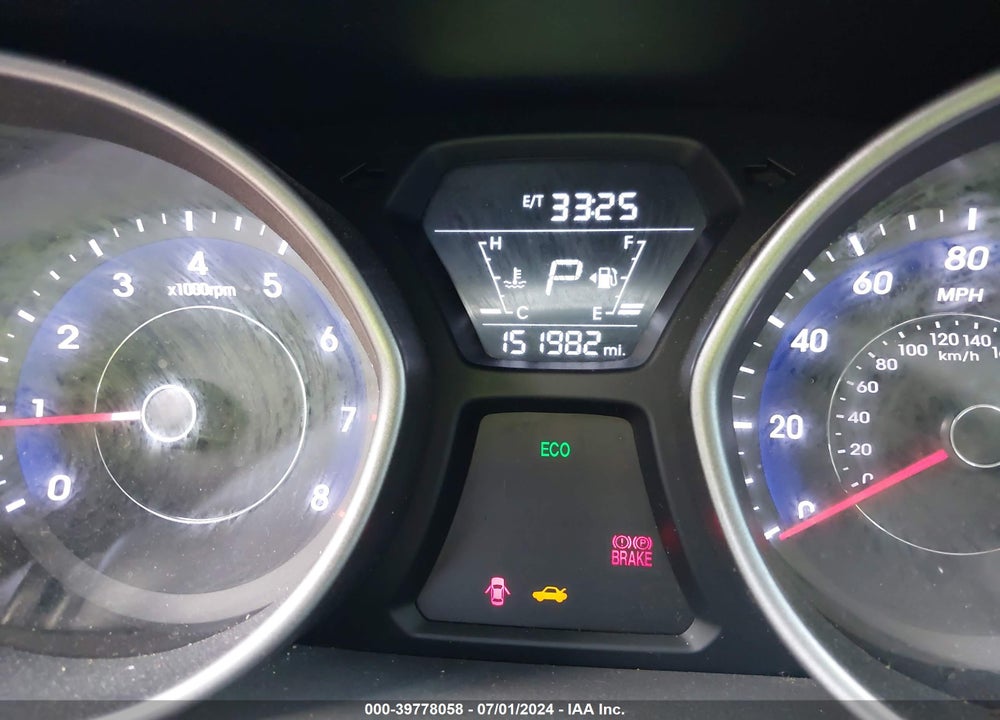 2015 HYUNDAI ELANTRA SE VIN: 5NPDH4AE6FH565280