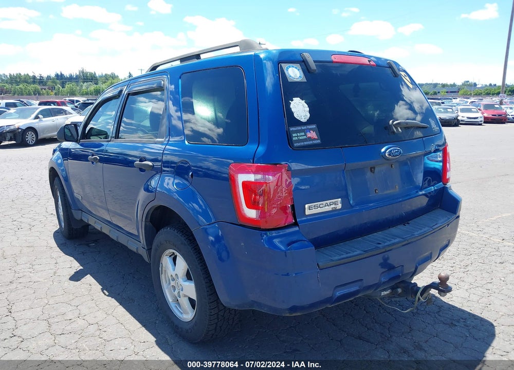 2008 FORD ESCAPE XLT VIN: 1FMCU03Z68KC41391