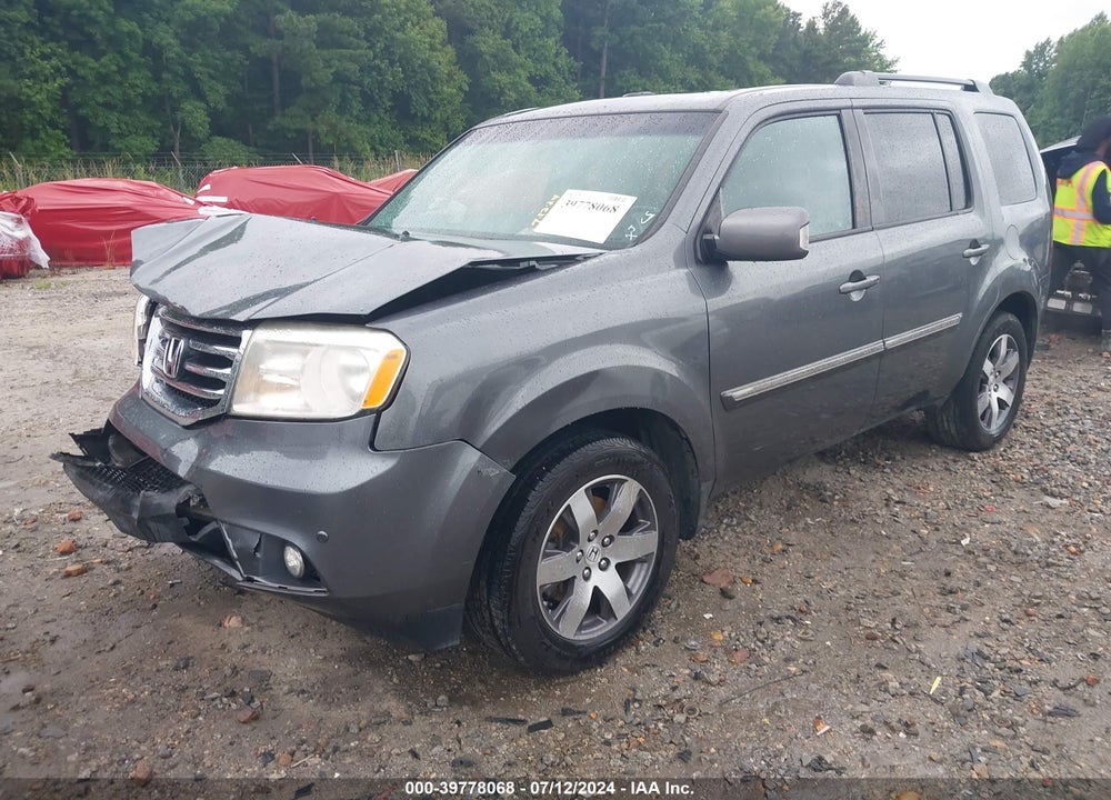 2012 HONDA PILOT TOURING VIN: 5FNYF4H97CB011238