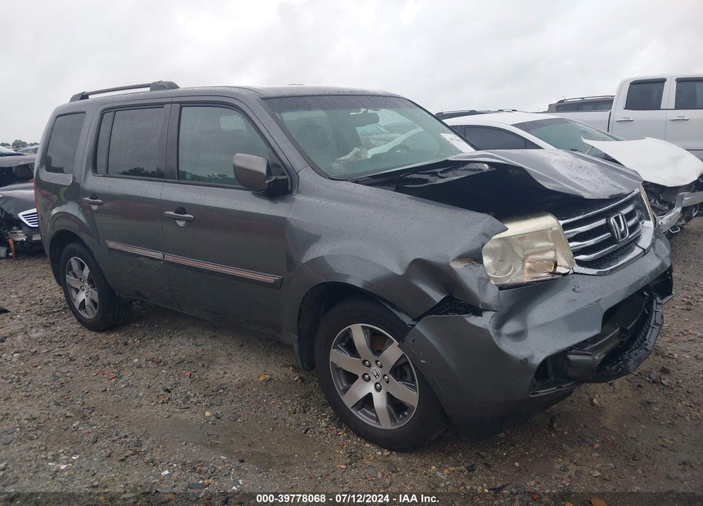 2012 HONDA PILOT TOURING VIN: 5FNYF4H97CB011238
