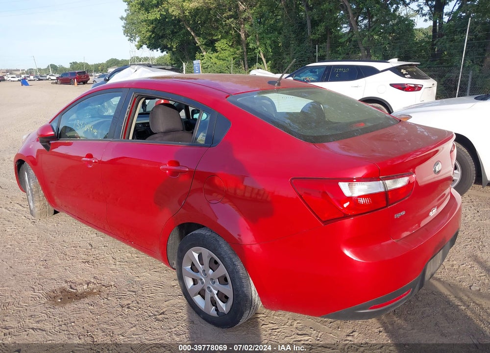 2014 KIA RIO LX VIN: KNADM4A36E6402127