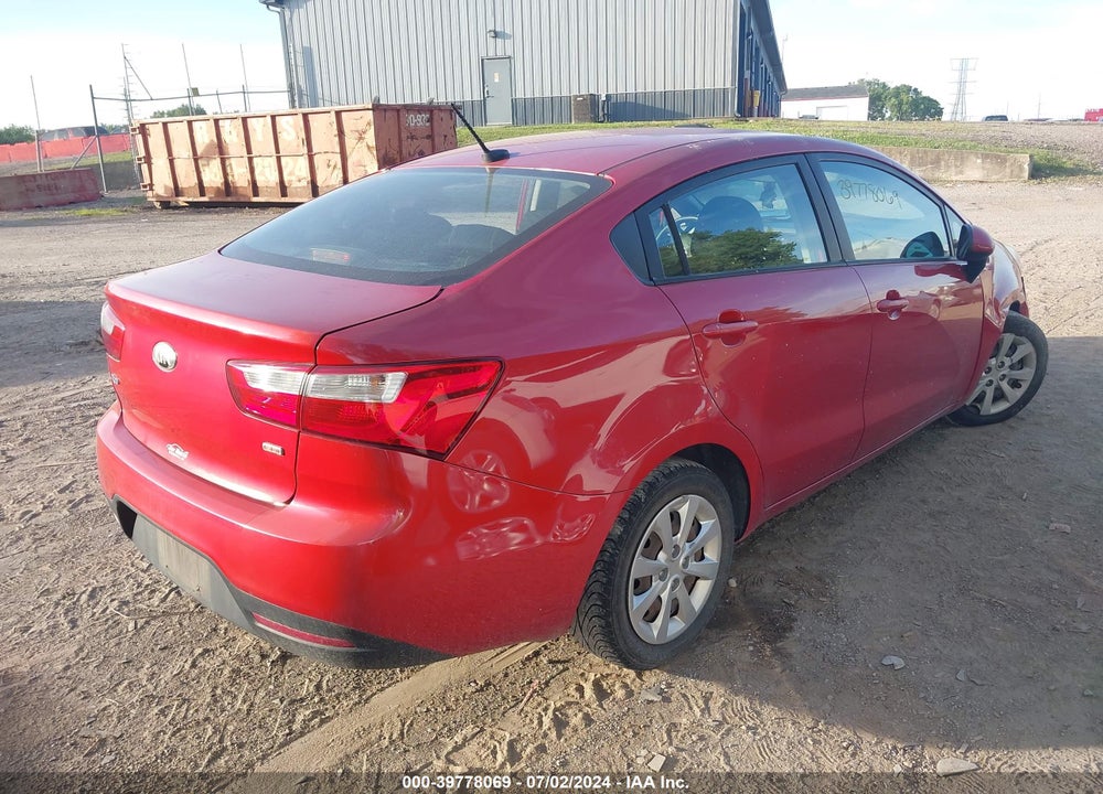 2014 KIA RIO LX VIN: KNADM4A36E6402127