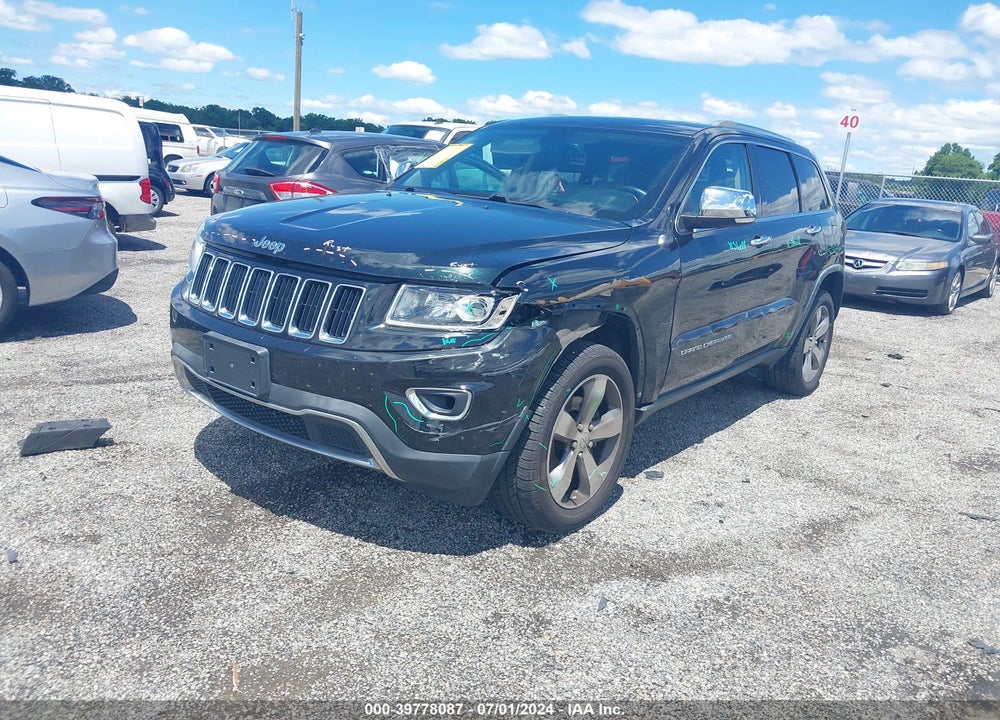 2014 JEEP GRAND CHEROKEE LIMITED VIN: 1C4RJFBG1EC190561