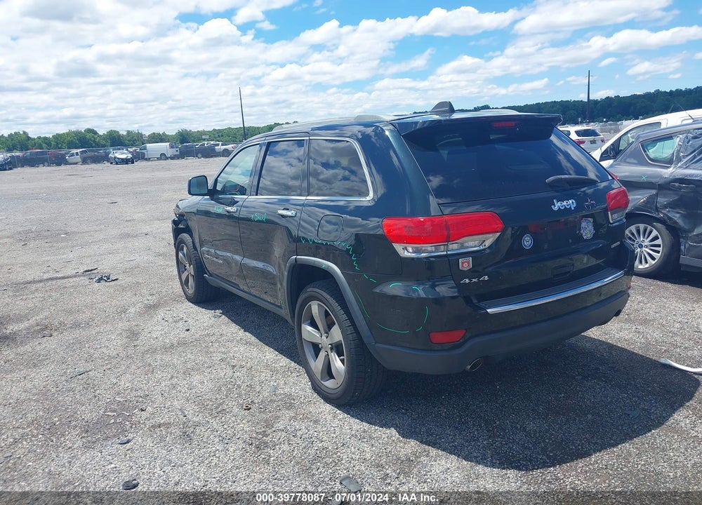2014 JEEP GRAND CHEROKEE LIMITED VIN: 1C4RJFBG1EC190561