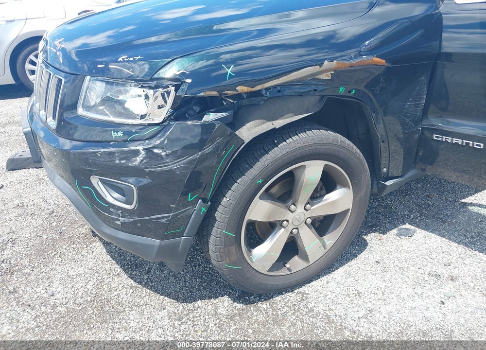 2014 JEEP GRAND CHEROKEE LIMITED VIN: 1C4RJFBG1EC190561