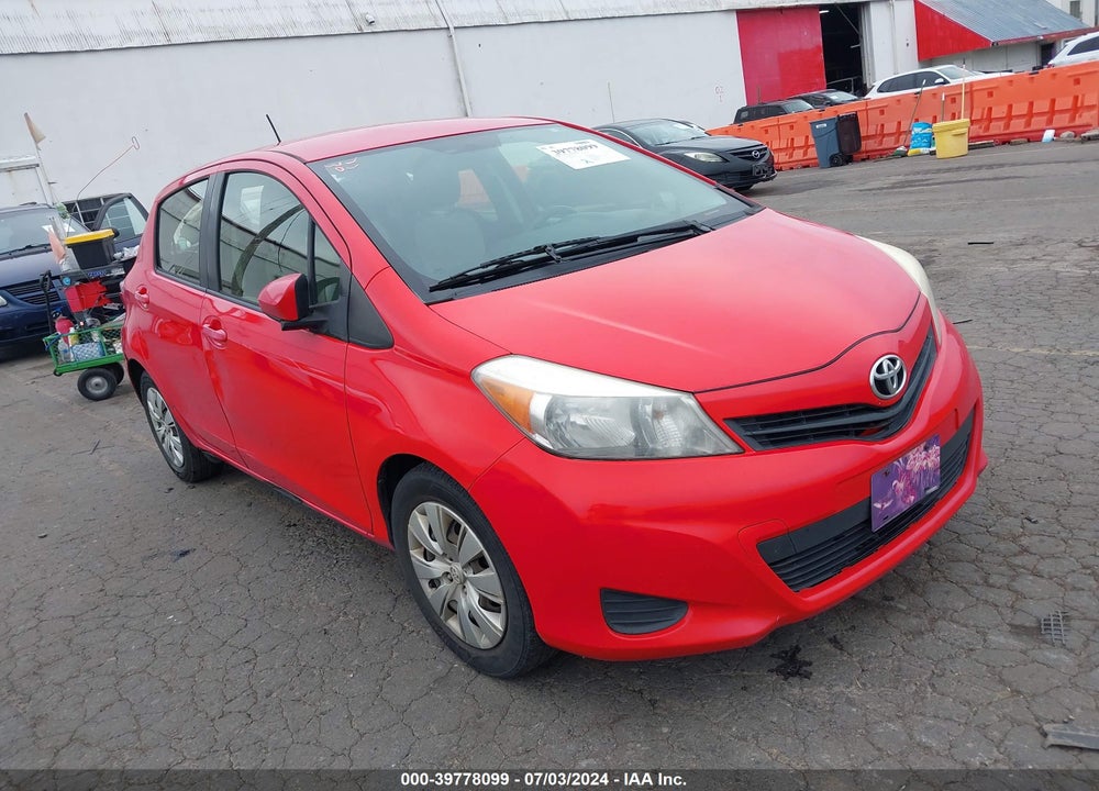 2012 TOYOTA YARIS L VIN: JTDKTUD38CD528314