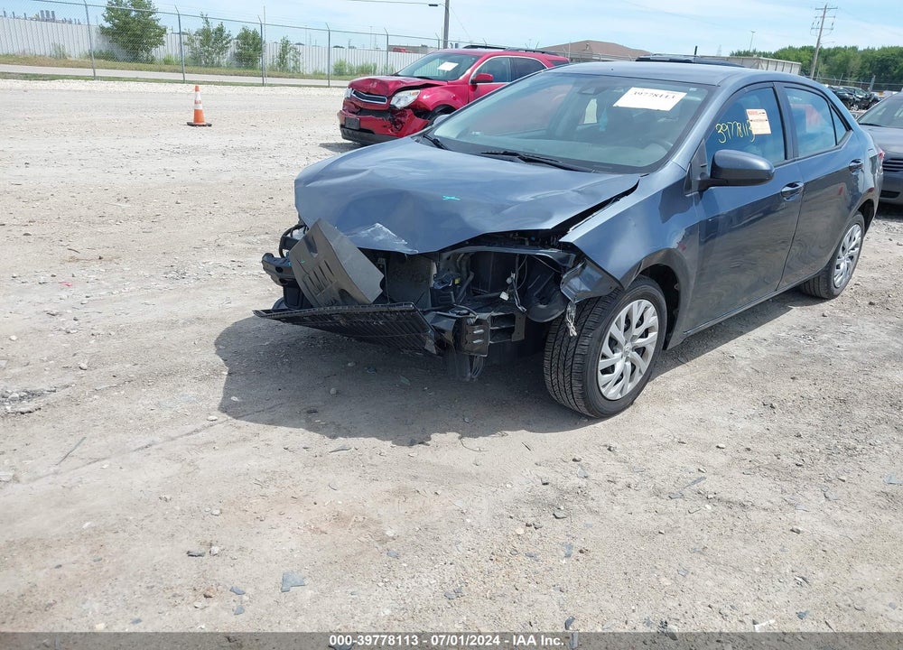 2019 TOYOTA COROLLA LE VIN: 2T1BURHE1KC242029