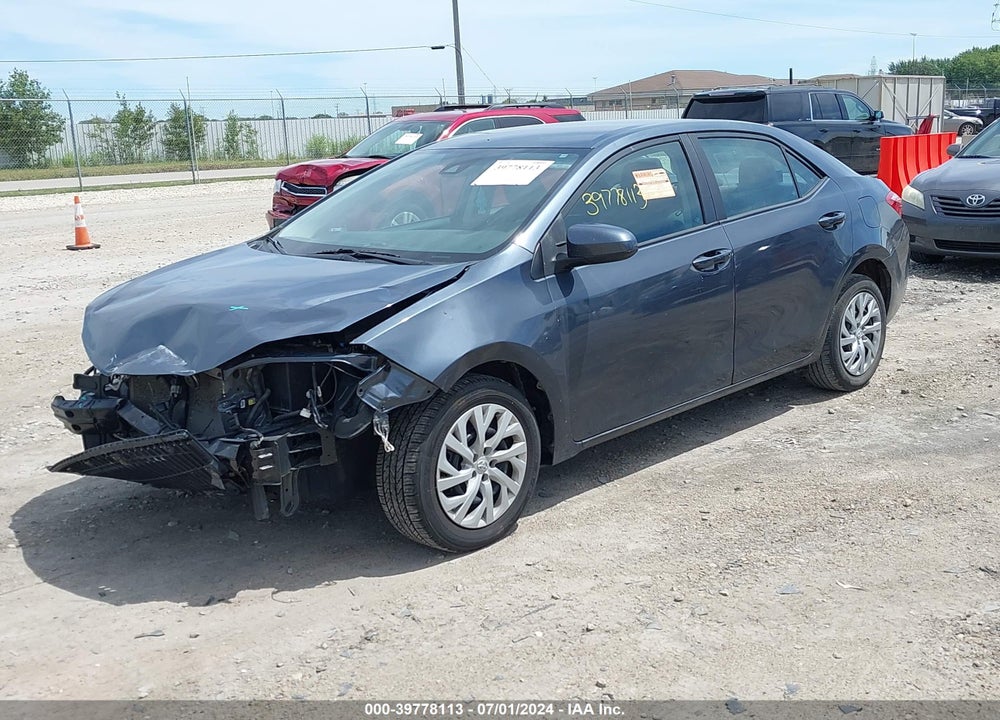 2019 TOYOTA COROLLA LE VIN: 2T1BURHE1KC242029