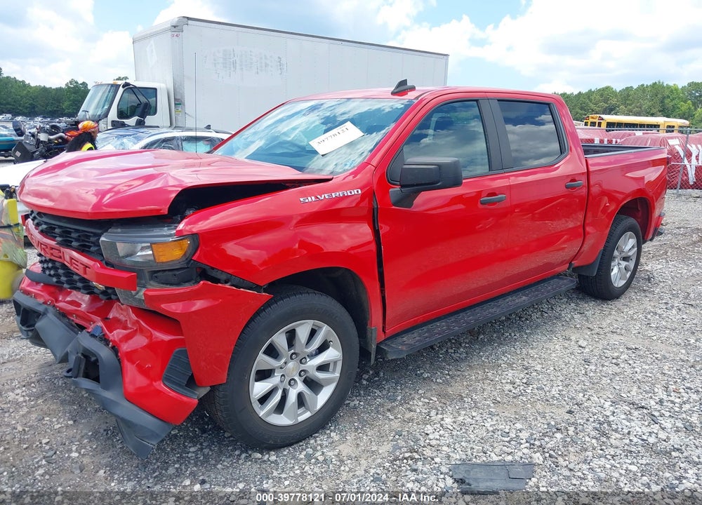 2021 CHEVROLET SILVERADO 1500 2WD SHORT BED CUSTOM VIN: 1GCPWBEH0MZ154782