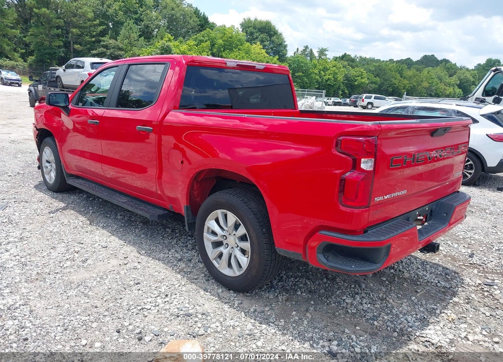 2021 CHEVROLET SILVERADO 1500 2WD SHORT BED CUSTOM VIN: 1GCPWBEH0MZ154782