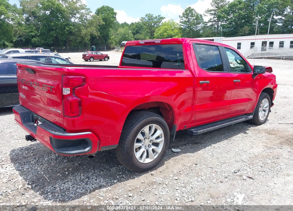 2021 CHEVROLET SILVERADO 1500 2WD SHORT BED CUSTOM VIN: 1GCPWBEH0MZ154782