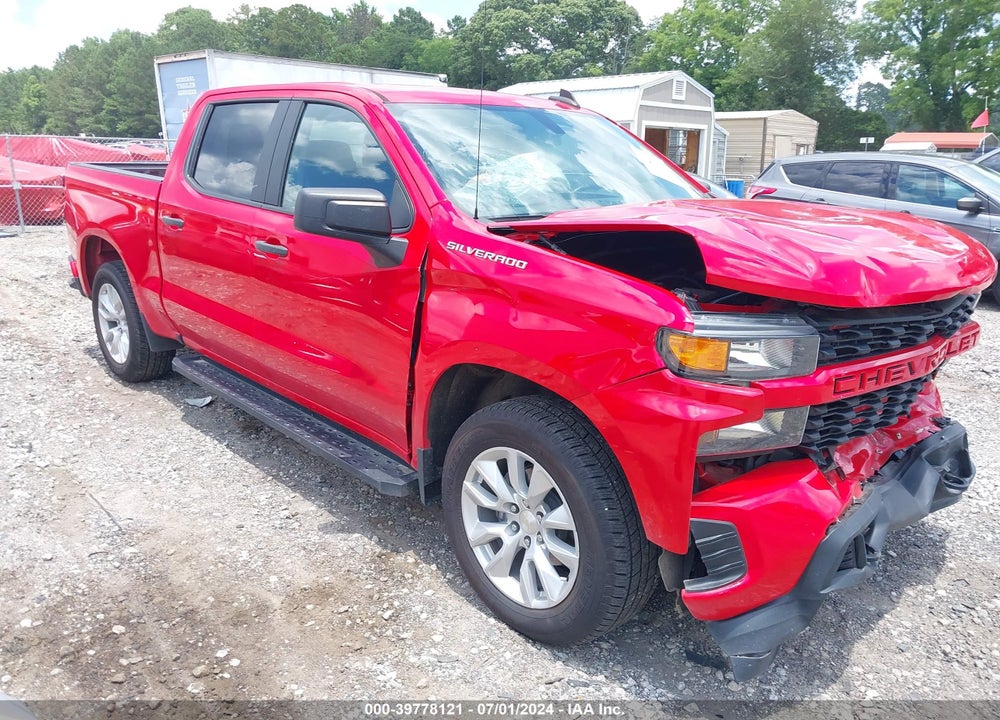 2021 CHEVROLET SILVERADO 1500 2WD SHORT BED CUSTOM VIN: 1GCPWBEH0MZ154782