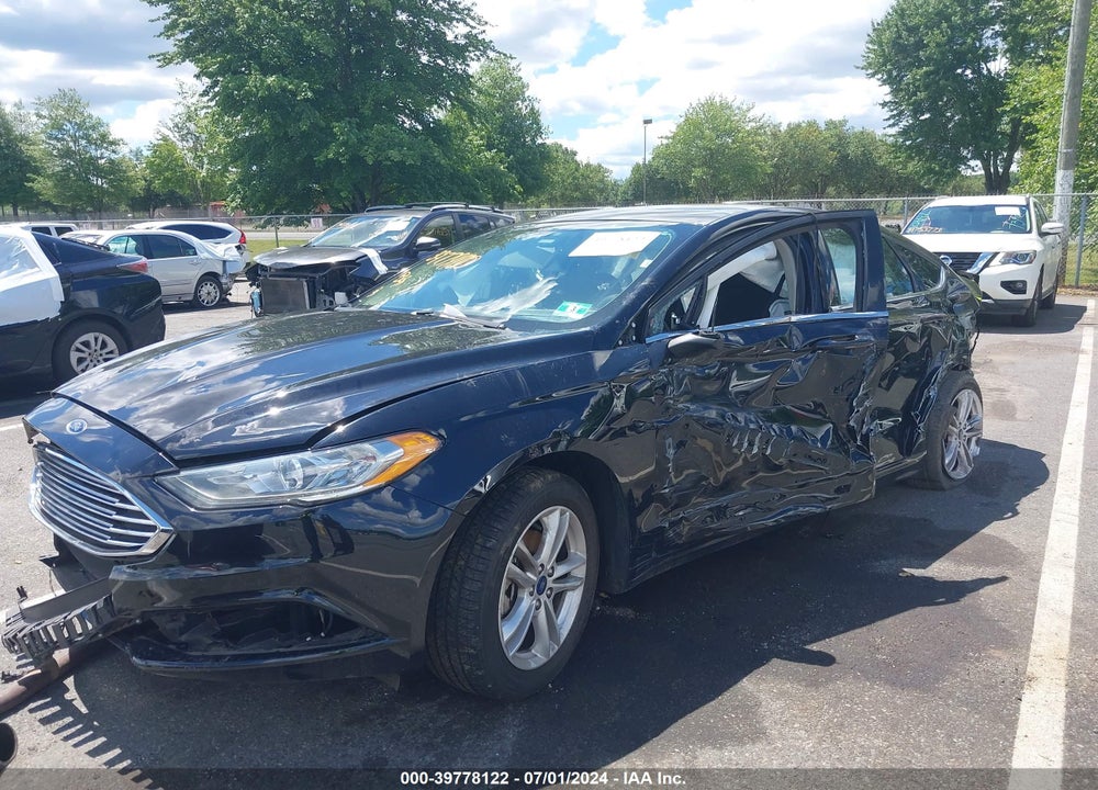 2018 FORD FUSION SE VIN: 3FA6P0HD3JR275687