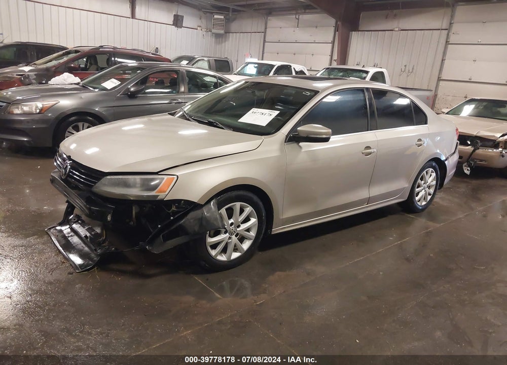 2013 VOLKSWAGEN JETTA 2.5L SE VIN: 3VWDX7AJXDM255803